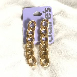 Claire’s Gold Chainlink Earrings